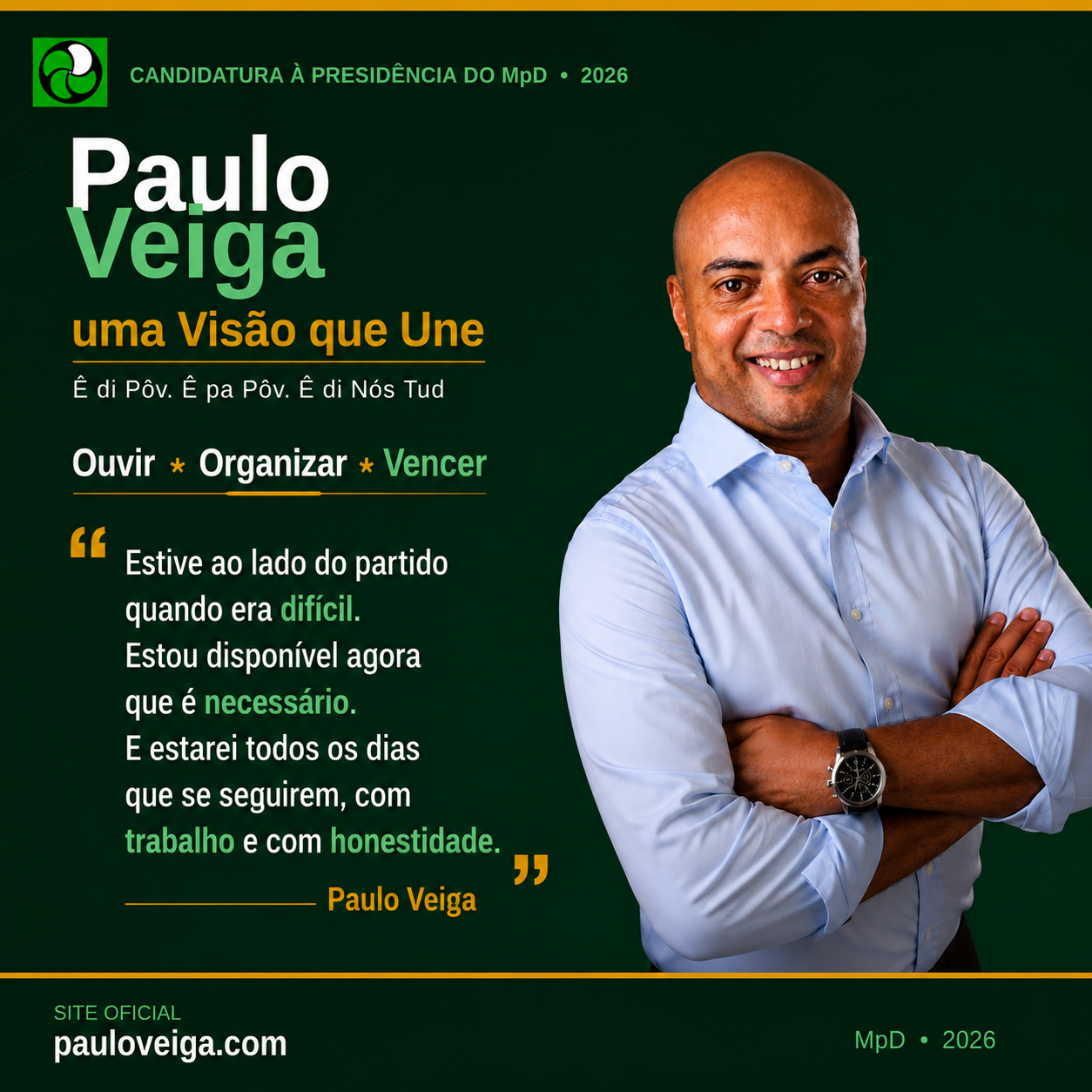 Card Paulo Veiga Partido